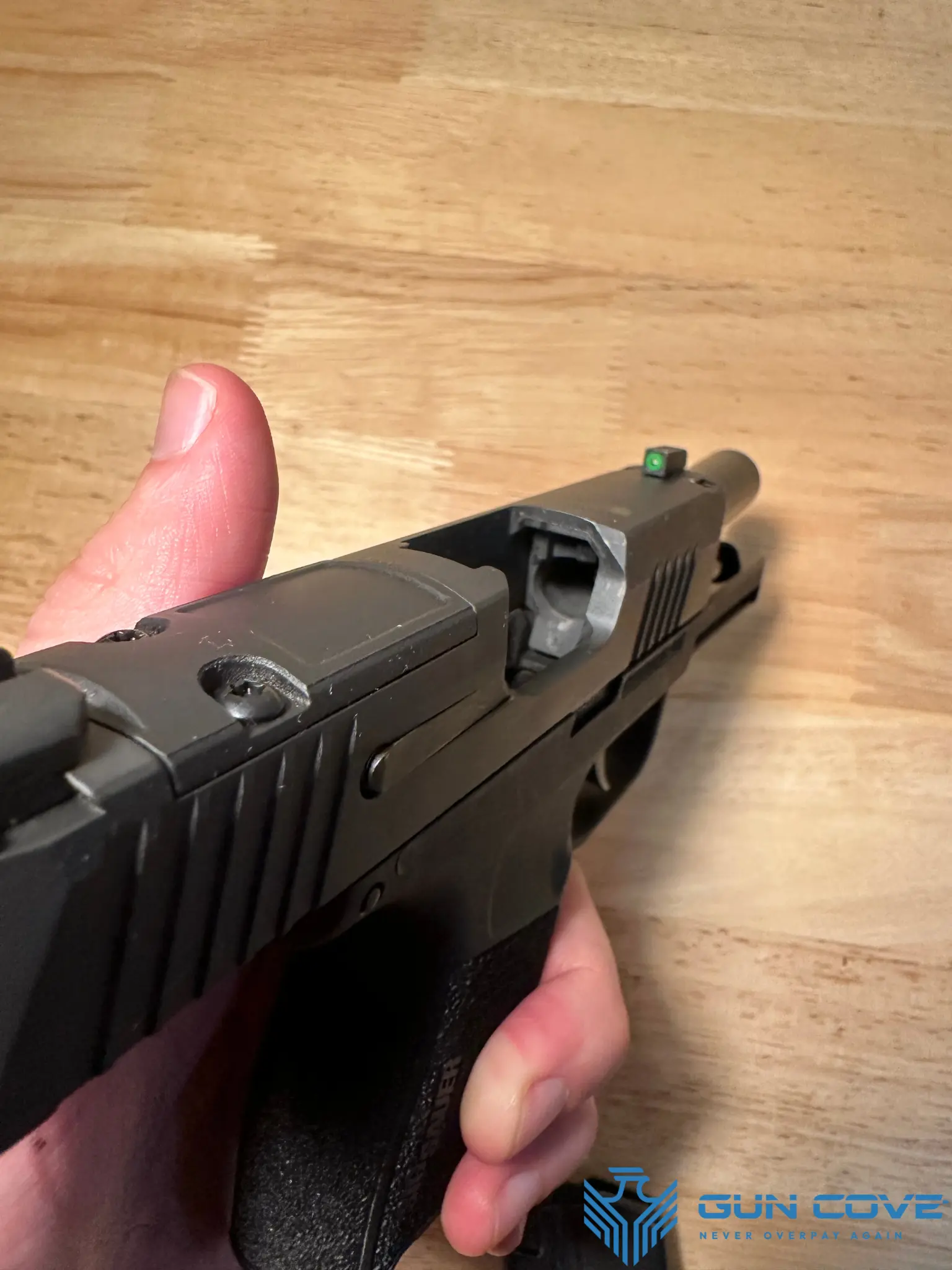 Sig Sauer P365 with an empty chamber