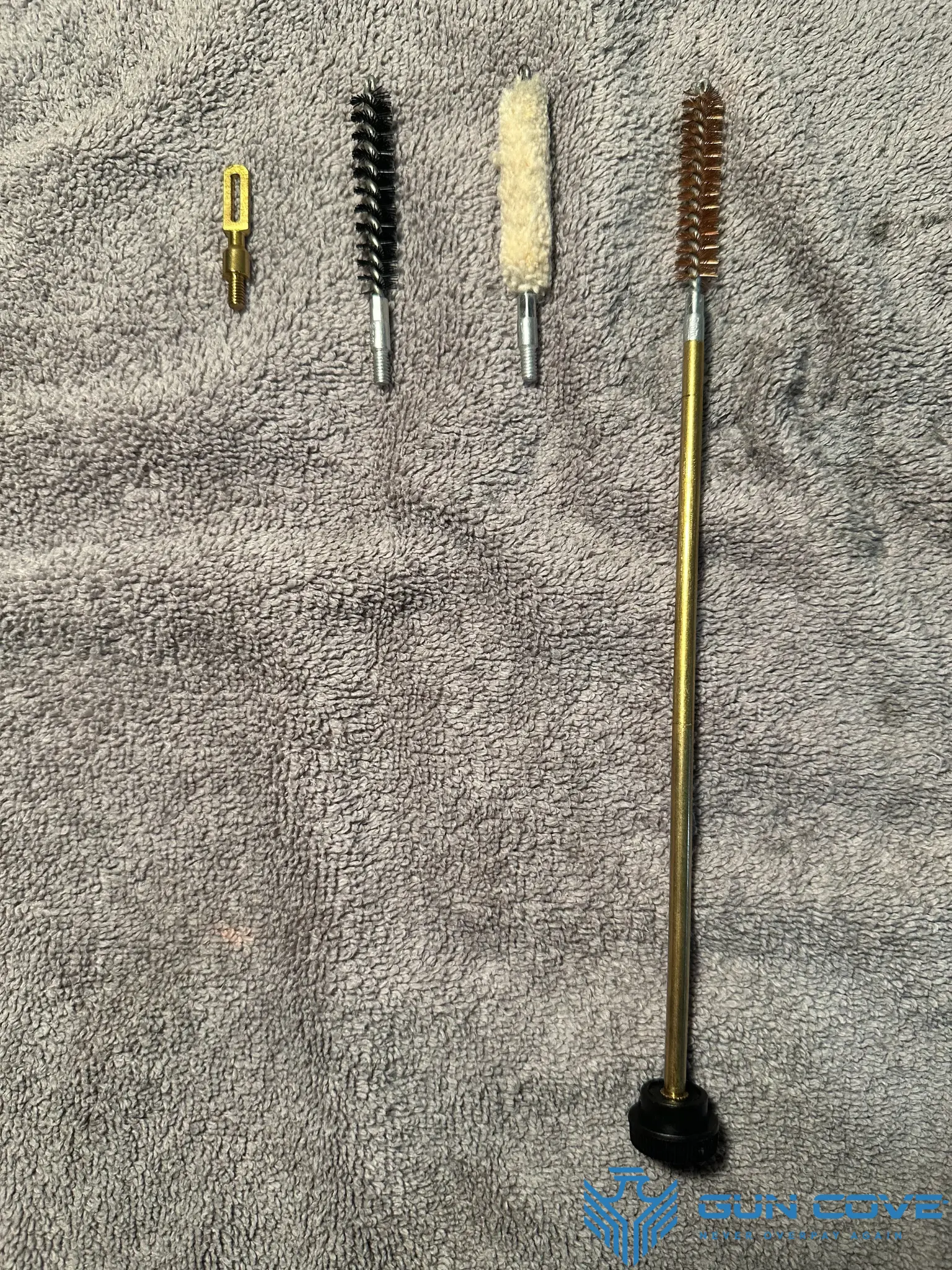 Cleaning rod with attachments